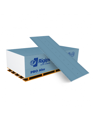 Akustická SDK deska Rigips PRO Aku bílá 12,5x1200x2600 mm.