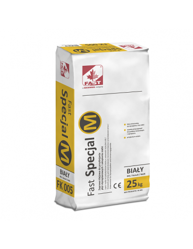 Bílé Lepidlo na sítku FAST Specjal M 25 kg