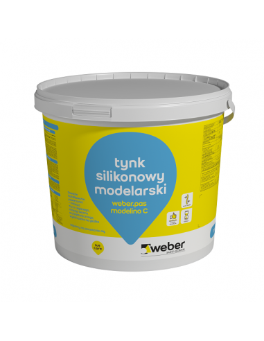Omítka silikonová Weber.pas modelino C / BE 25 kg