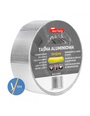 Hliníková vyztužená páska na parozábranu 50mm x 50m