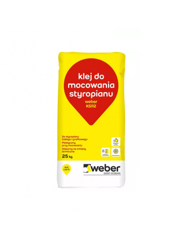 Lepidlo na polystyren Weber KS112 25 kg.