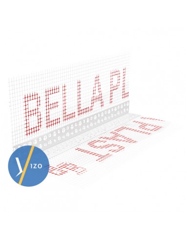 Lišta rohová PVC s tkaninou Bella Plast BP10 10x10 300 cm