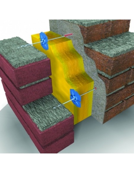 Vrtané kotvy pro zděné stěny KWB 4x32,5 m.
