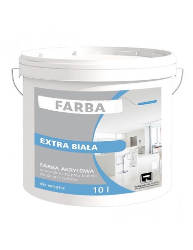   Farba akrylowa EXTRA BIAŁA Termo-Organika