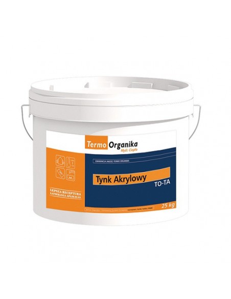 Akrylátová omítka byla dokončena Termo-IT-TA 25 kg