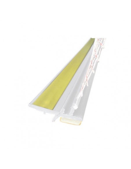 Przyokienna 3 mm PVC deska s mřížky světle šedá 250 cm