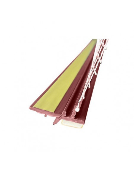 Przyokienna 3 mm PVC deska s mřížka 250 cm mahagon