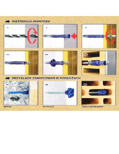 Univerzální válcový RawlPlug 4ALL-06 + No.4540