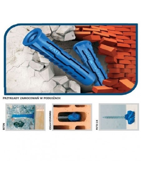 Univerzální válcový RawlPlug 4ALL-06 + No.4540