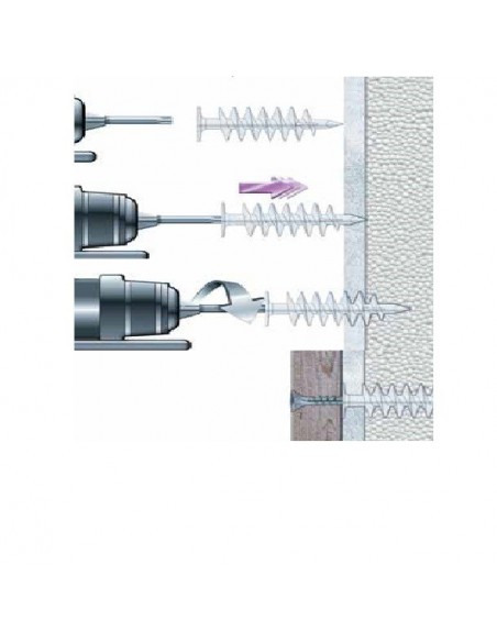 KNOFLÍKY pro sádrokarton karton Koelner DRA 16 x 36 mm