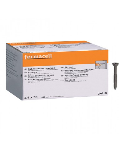 Rychlořezné šrouby Fermacell 3,9x30 mm (1000 ks).