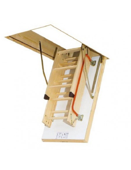 Půdní schody dřevěné žebřík 90x80cm