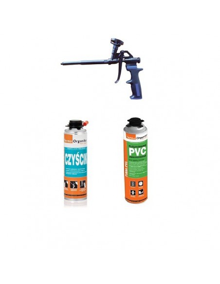 Zestaw do uzupełniana szczelin pomiędzy płytami styropianu