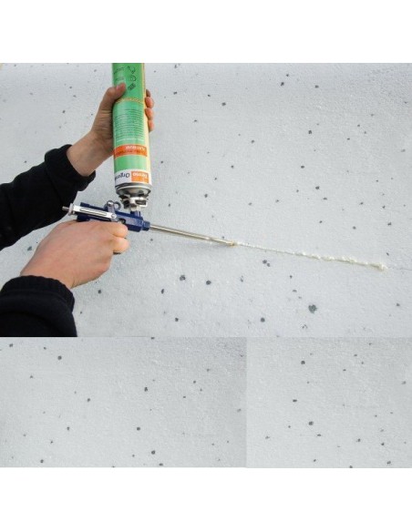 Zestaw do uzupełniana szczelin pomiędzy płytami styropianu