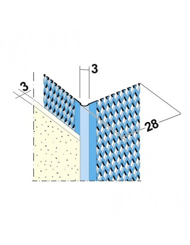 Rohu do mokré omítky Koelner 34 x 34 250 cm
