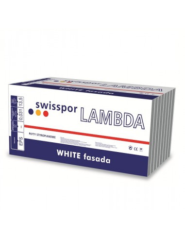 Polystyrénové Swisspor LAMBDA bílá fasáda
