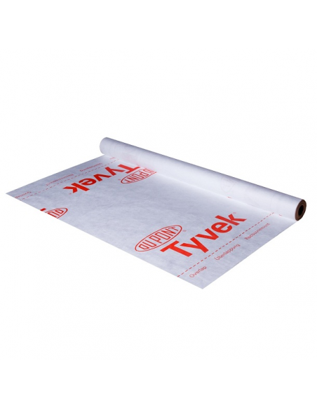 Větruodolnost Tyvek Housewrap.
