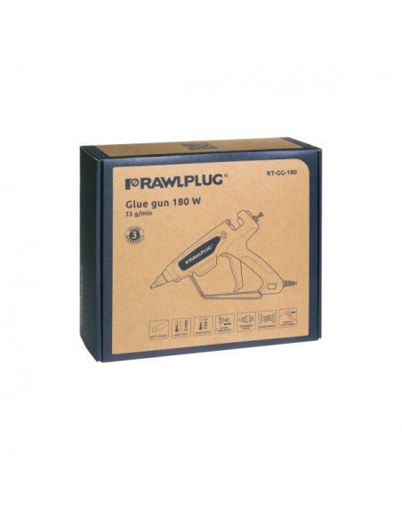 Horko-klihová RawlPlug 180W