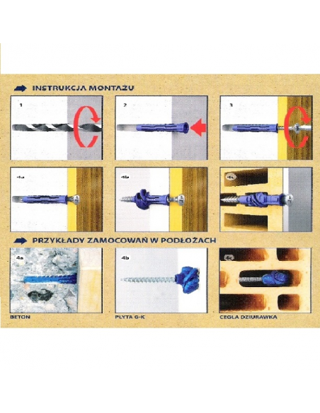 RawlPlug hmoždinky 4ALL 6,0 x 60 mm (25 ks)