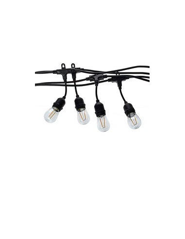 Girlanda s vláknovými žárovkami 10 bm